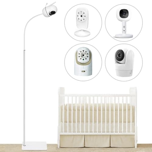 67" Adjustable Height Baby Monitor Floor Stand Holder Compatible with Hellobaby HB6560/HB6550/Pro/HB65/HB66/HB248,ANMEATE,Infant Optics DXR-8 Pro,eufy,Nanit Pro Smart Baby Monitor & Flex Stand
