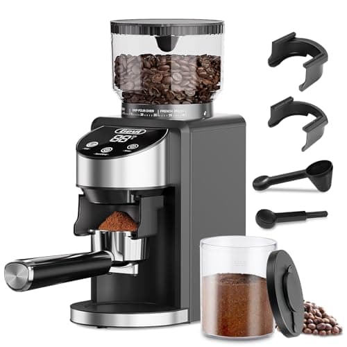 Gevi Coffee Grinder Electric,Coffee Bean Grinder with 35 Grind Settings for Espresso,Drip,French Press,Burr Coffee Grinder for Home Use,Anti-static Design,Black