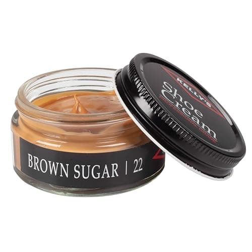 Kelly's Brown Sugar Shoe Polish 1.5 oz - Professional Leather Shoe Cream