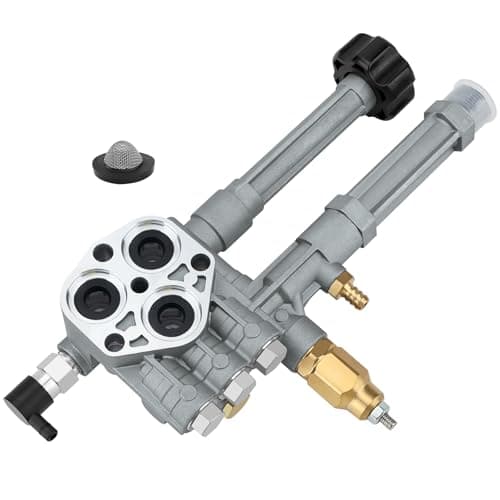 AR42518 Pressure Washer Pump Head for Troy Bilt RMW SRMW Pumps RMW2G20 RMW2G23B RMW2G24 RMW2G25 RMW2.2G20D RMW2.2G24 SRMW2.2G26 Complete Pump Head Assy Replaces# AR42940 AR42518 AR43061 AR Pump