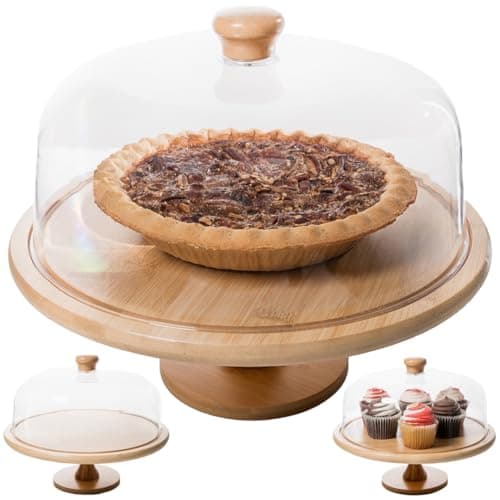 ANGORA BRANDS Cake Stands with Dome - Stylish Cake Stand with Dome - Stand With Lid- Cake Holder with Dome - Decorative Dome for Cake Stand by Antere