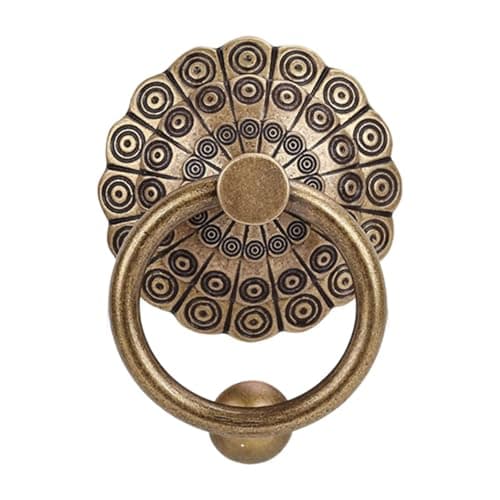 MagiDeal Door Knocker for Front Door, Vintage Gate Pull Metal Door Pull Fence Handle for Farmhouse Garage, Bronze Color