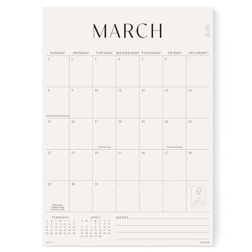 Jotsome Magnetic Calendar for Refrigerator 2026-2027, Monthly Fridge Calendar From Now to June 2027 14x10 inch, Easy Organizing (Vertical)