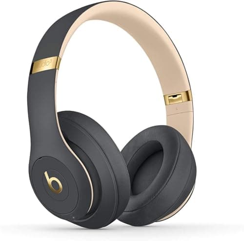 Beats Studio3 Wireless Noise Cancelling On-Ear Headphones - Apple W1 Headphone Chip, Class 1 Bluetooth, Active Noise Cancelling, 22 Hours of Listening Time - Shadow Gray (Previous Model)