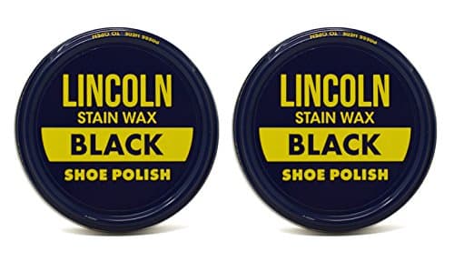 Lincoln Shoe Wax Polish Black 3 Ounces (2 Pack)