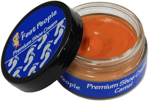 FeetPeople Premium Shoe Cream 1.5 oz, Camel