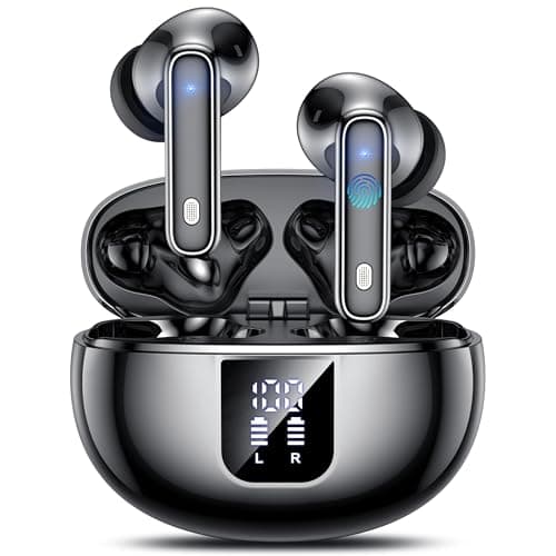 AI Translation Earbuds Real Time 144 Languages Accents Translator 36H Playtime 3-in-1 Wireless Headphones 4 ANC Mic for Spanish/English Audífonos Traductores, Bluetooth 5.4 Earphones iOS & Android
