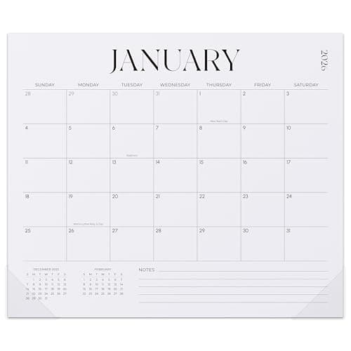 Jokotha Magnetic Wall Calendar 2026-2027, 18 Month Monthly Calendar from January 2026 to June 2027, 13” x 11”, Academic Fridge Calendar for Home & Office Organization