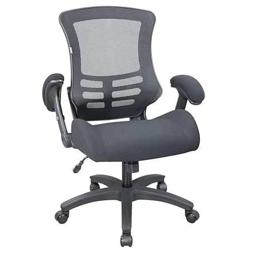 BOLISS Ergonomic Mesh Computer Office Desk Chair with Super Soft Adjustable Arms Molded Foam Seat Cushion and Lumbar Support - Black