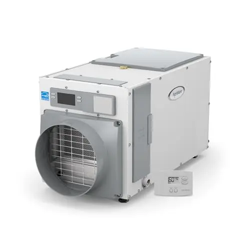 AprilAire E080 Pro 80-Pint Whole-House Dehumidifier + Model 76 Wall Mount Control, Ideal for Basements, Crawlspaces, or Whole Houses up to 4,400 sq. ft.
