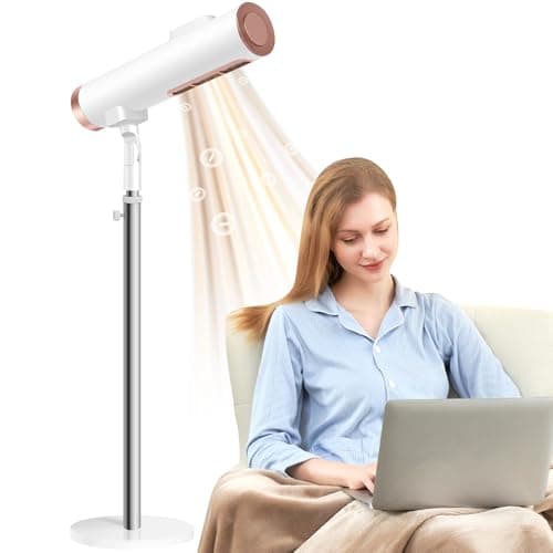 Kerty Lazy Hair Dryer Stand Hands Free, Stand Up Hair Dryer with Adjustable Height and Angle, A New Way To Use Hair Dryers for Home, Women, Elderly and Children