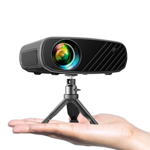 ELEPHAS Projector with WiFi & Bluetooth - 800 ANSI Lumens HD Home Theater, Officially Licensed Prime Video/YouTube, Auto Keystone, HDMI/USB, iOS & Android Compatible