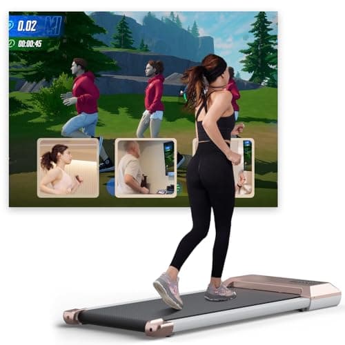 Lacuffy Walking Pad, Under Desk Walking Pad Treadmills for Home/Office, Mini Walking Pad for Home, 2 in 1 Walking Portable Desk Treadmill with Remote Control&LED Display