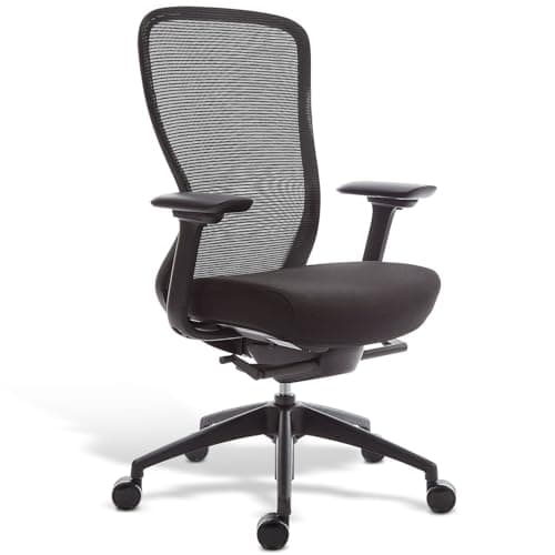 Workplace 2.0 Ergonomic Task Chair, Mesh, Ergonomic, Lumbar Support, Adjustable Height, Black