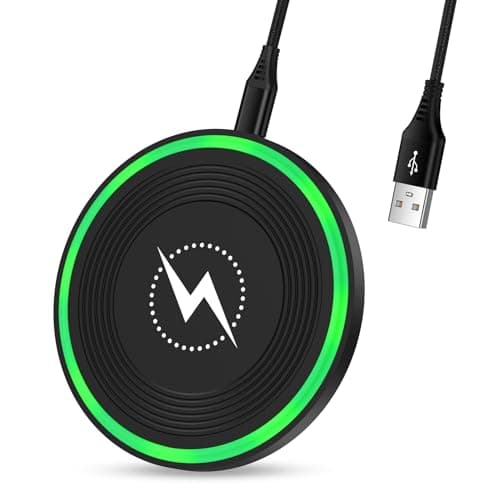 Wireless Charger Fast Charging Pad Compatible for Samsung Galaxy S25 Ultra S25+ S25 S24 Ultra S24+ S24 S23 FE S22 S21 S20 S10 Note 20 10,15W Cargador Inalambrico Android Phone Charge Mat