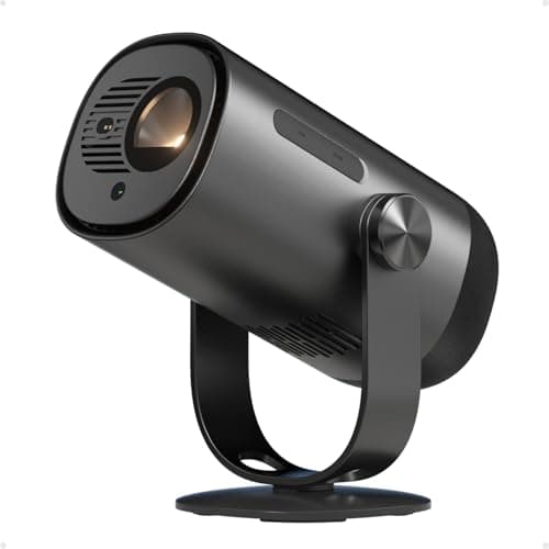 Dangbei Freedo Portable Projector 1080P, GTV with Licensed Netflix, 2.5hrs Battery, 450 ISO Lumens, 180-inch Display, Dolby Audio, DLP Min Projector with Wifi and Bluetooth, HRD10