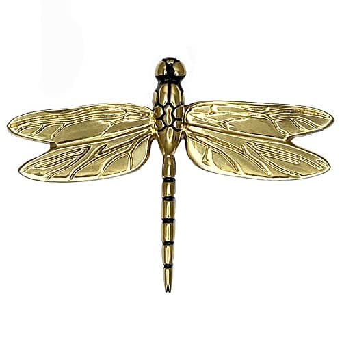 Michael Healy Dragonfly Door Knocker - Brass (Standard Size)