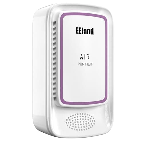 Cat Litter Deodorizer Plug in - Ozone-Free Negative Ion Air Purifier for Litter Box, Compact Odor Eliminator for Strong Pet Odors, Quiet Air Freshener for Home, Bedroom, Kitchen