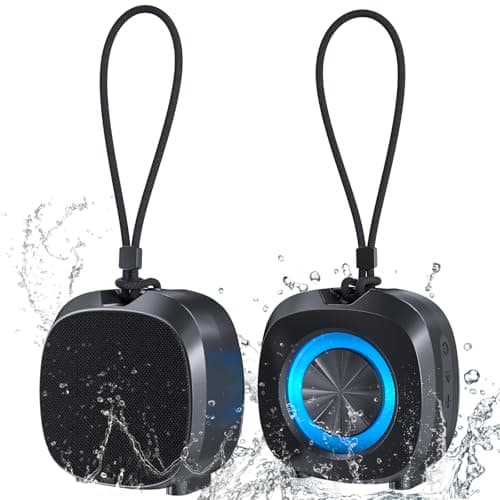 Bluetooth Speaker Portable Media Players Clear Loud Stereo Sound Deep Bass Wireless Speaker With Lights TWS IPX5 Waterproof Small Speakers Long Playtime for Home/Party/Outdoor/Beach Electronic Gadgets