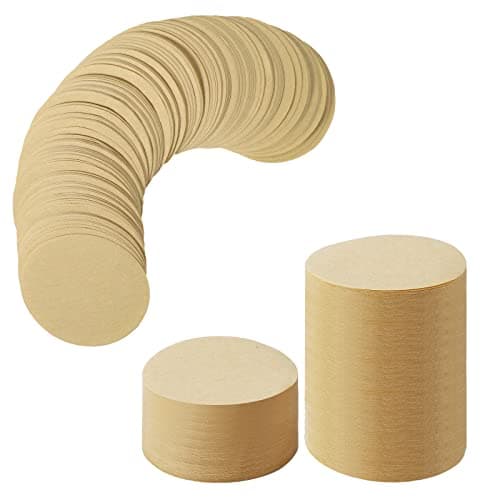Replacement Paper Filter Packs Laicky 800 Count Unbleached Coffee Filter Paper Round Coffee Maker Filters Compatible with Aerobie Aeropress Coffee and Espresso Makers Disposable Coffe Tea Filters