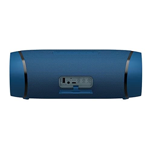 Sony SRS-XB43 EXTRA BASS Wireless Bluetooth Powerful Portable Speaker, IP67 Waterproof & Durable for Home, Outdoor, and Travel, 24 Hour Battery, Party Lights, USB Type-C, and Speakerphone, Blue
