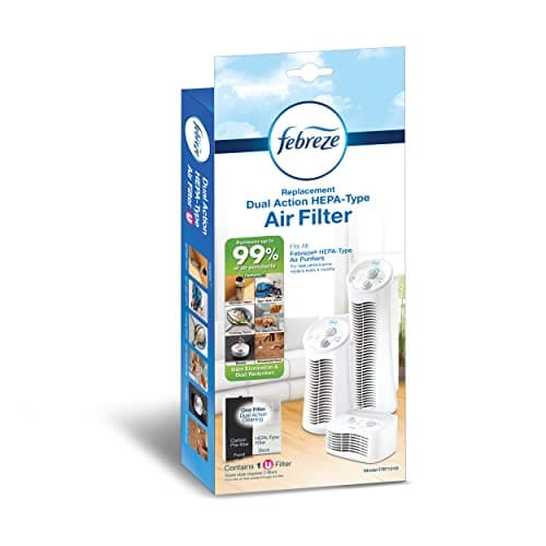 Febreze Replacement Dual Action HEPA-Type Purifier, U Air Filter, 1-Pack