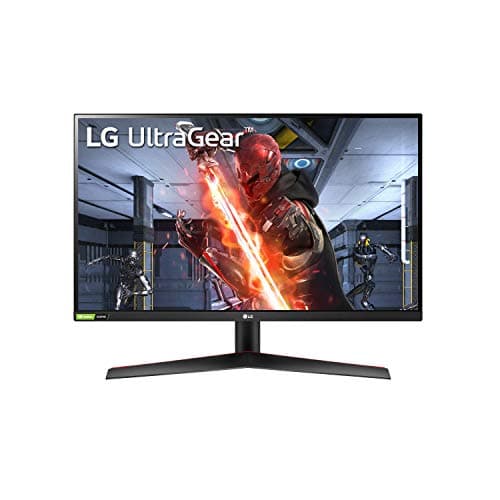 LG 27GN800-B Ultragear 27 inch QHD (2560x1440) IPS 144Hz 1ms Gaming Monitor AMD FreeSync Premium G-Sync Compatible HDR10 HDMI DisplayPort Black