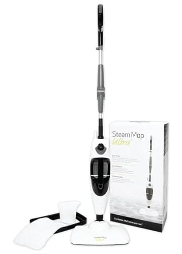 Smart Living Steam Mop Ultra, Black and White (NEW)