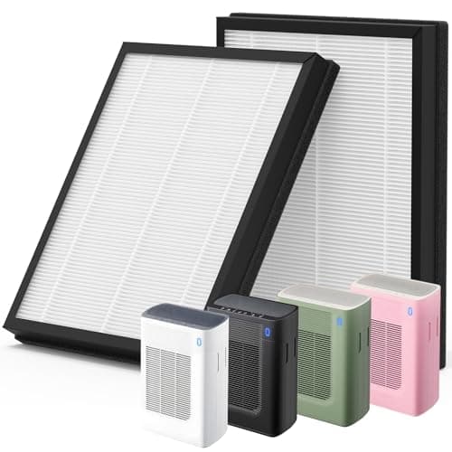 GoKBNY 2-Pack T356 Replacement Filter Compatible with Trucozie T356 Purifier, High Efficiency Filtration Systems