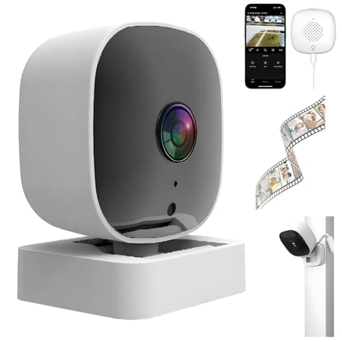 Atlodas Crystal-Clear 2K Security Camera with Color Night Vision, 24/7 Recording & Smart Alerts, 2.4G WiFi Indoor HD Camera for Home Yard Garden Farm, Easy Install (1 Pcs)