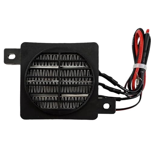 PTC Car Fan Air Heater, 12V 100W Constant Temperature Heaters with Ceramics Fast Heating, Air Dehumidification Fan Heater for Small Room Space Heater Air Conditioning Appliances