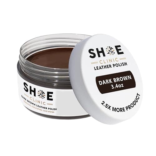 Leather Polish | 100ml / 3.4oz | Leather Shoe Cream | Recolor & Condition Leather Shoes & Boots | Available in 7 Colors