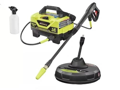 RY141802-RY31012 Fits For RYOBI 1800 PSI 1.2 GPM Cold Water Electric Pressure Washer with Surface Cleaner