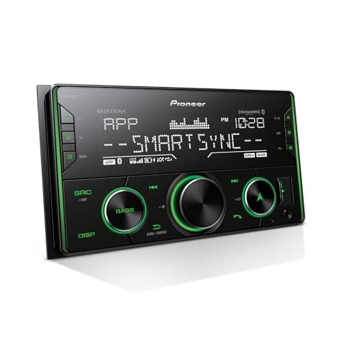 Pioneer MVH-S622BS Double Din Bluetooth Car Stereo with USB/AUX Inputs, Pioneer Smart Sync, and Hands-Free Calling for Enhanced in-Car Audio Experience
