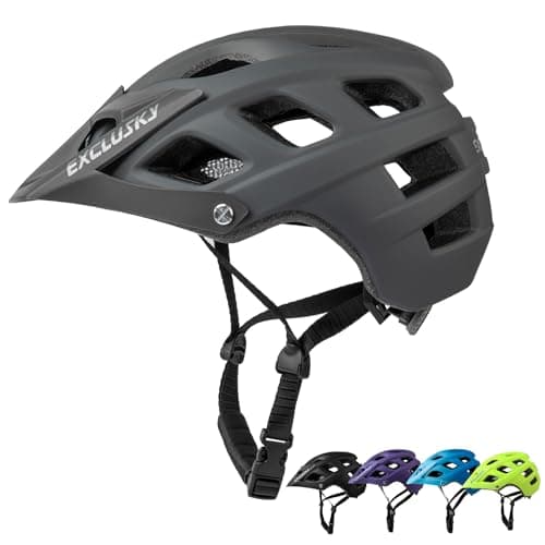 Exclusky Bike Helmet Adults Lightweight Bicycle Helmet Mountain Bike Helmet for Men Women