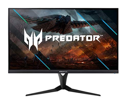 acer Predator XB323U GPbmiiphzx 32" WQHD (2560 x 1440) IPS NVIDIA G-SYNC Compatible Monitor, VESA Certified DisplayHDR600, Up to 0.5ms, 170Hz, (1 Display Port, 2 HDMI and 4 USB 3.0), Black