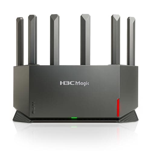 H3C AX5400 WiFi 6 Router for Wireless Internet(NX54), High Speed Gaming Routers for Whole-Home,Long Range Coverage Computer WiFi Routers,Subscription-Free,Parental Controls,WPA3 Security,VPN, EasyMesh