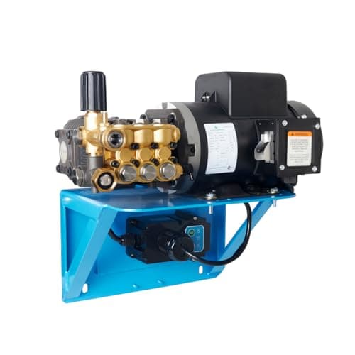 Canpump Wall-Mount Pressure Washer: 5 hp Full-Speed Motor 230 V, Total Stop System, Canpump CF 2530 EH, Remote Control