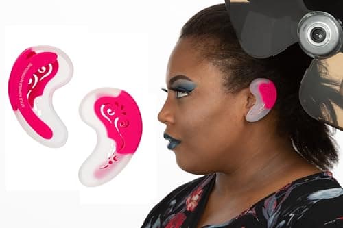 CONTOURE Style'nShield Silicone Ear Protectors for Hair Dryer Heat, Curling Iron, Flat Ironing, Hot Comb Heat Styling Burns and Hair Dye Stains / 1 Pair