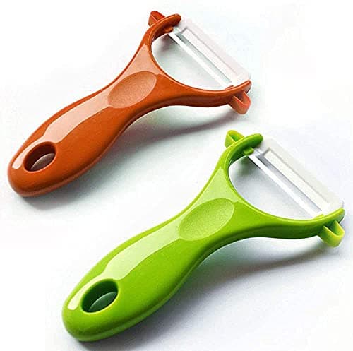 COLIBROX Peelers Grate and Julienne - Fruit and Vegetable Peeler Set Quickly Peels Apple, Potato, Corn, Ginger, Citrus, Avocado, Mango and More