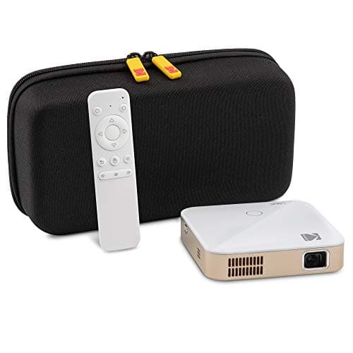 KODAK Luma 350 Portable Smart Projector w/ Luma App | Up to 4K Ultra HD Rechargeable Video Projector w/ Onboard Android 6.0, Streaming Apps, Wi-Fi with EVA Travel Case