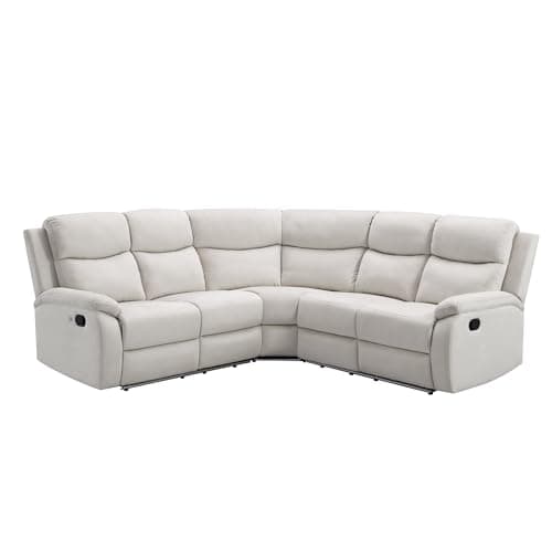 Morhome Power Reclining Sectional Motion Sofa Chair, L-Shaped Sectional Couches with Cup Holders, USB Ports and Power Socket for Living Room/RV/Theater