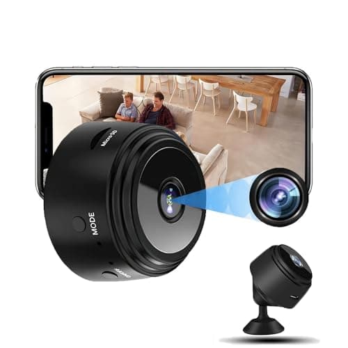 Accrue Spy Lens Cam, 2025 Upgrade Secret Scope Magnetic Mini Security Camera, 1080P HD Wireless Night Vision