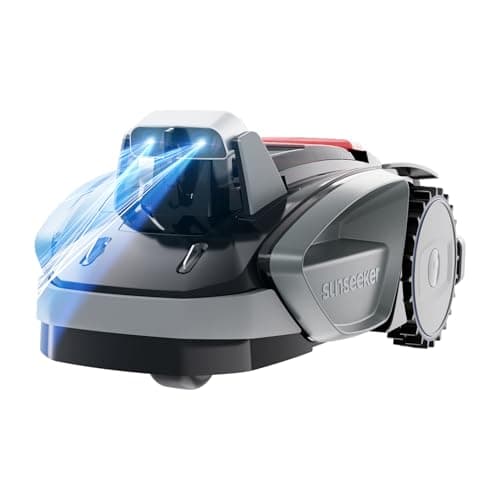 Sunseeker V3 Wireless Robot Lawn Mower 0.15 Acre/ 6,400 Sq. Ft, One-Click Mowing Automatic Lawn Mower, Vision AI Smart Obstacle Avoidance, 42% Slopes, Low Noise, Multi-Zone Navigation, App Control