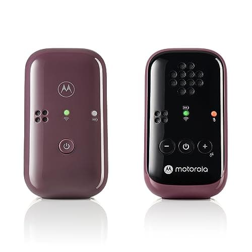 Motorola Nursery PIP12 Baby Monitor Audio Only, Portable and Rechargeable, No WiFi Needed, 1500ft Range HD Sound with Auto Off, Includes Water-Resistant Travel Case