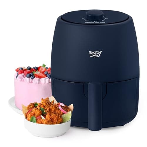 So Yummy by bella 2.0QT Air Fryer, Navy