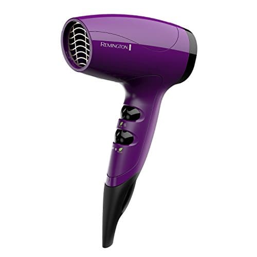 Remington Ionic Compact Hair Dryer, Travel Size, 1875 Watts, 3 Heat and 2 Speed Settings