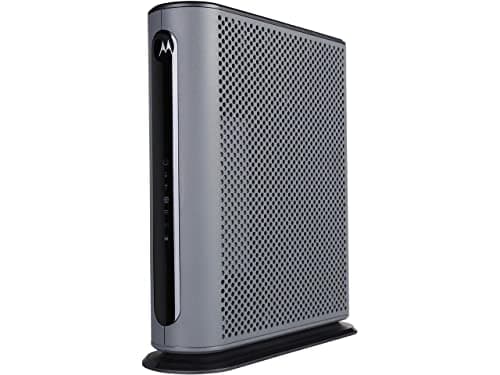 Motorola MG7550 16x4 Cable Modem Plus AC1900 Dual Band WiFi Gigabit Router with Power Boost and DFS, 686 Mbps Maximum DOCSIS 3.0 - Approved by Comcast Xfinity, Cox, Charter Spectrum, More (Black)