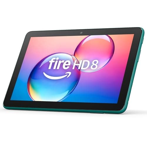 Amazon Fire HD 8 tablet (newest model), 8” HD Display, 3GB memory, 32GB, designed for portable entertainment, Emerald