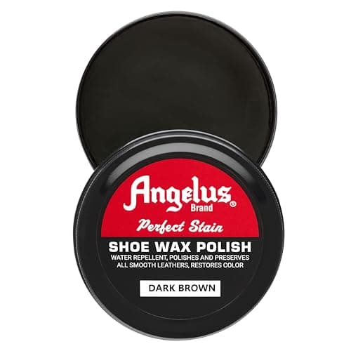 Angelus Shoe Wax Polish 3oz (Dark Brown)